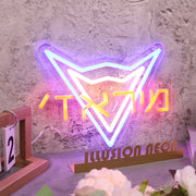 Abstract Inverted Triangle Custom Neon Sign