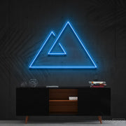 Abstract Mountains Neon Sign