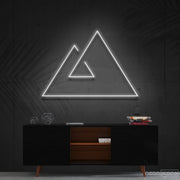 Abstract Mountains Neon Sign