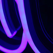 Abstract Neon Blue Neon Sign