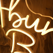 Abundant Like Boutique Yellow Neon Sign