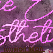 Ace Em Aesthetics Pink Neon Sign