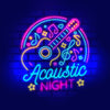 Acoustic Night Party Neon Sign