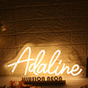 Adaline Yellow Neon Sign