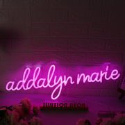 Addalyn Marie Pink Neon Sign