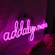 Addalyn Marie Pink Neon Sign