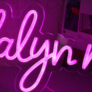 Addalyn Marie Pink Neon Sign