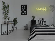 Adored Neon Sign