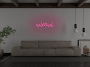 Adored Neon Sign