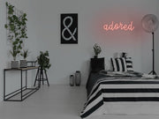 Adored Neon Sign