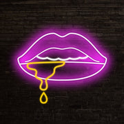 Aesthetic Drool Neon Sign