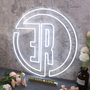 Aesthetic ER White Neon Sign