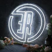 Aesthetic ER White Neon Sign