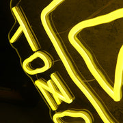 Aesthetic Eye Yellow Neon Sign