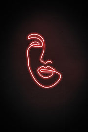 Aesthetic Face Neon Sign