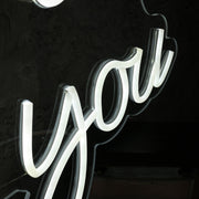 After The Party It Is Me And You White Neon Sign