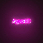 Agust D Neon Sign