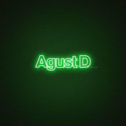 Agust D Neon Sign