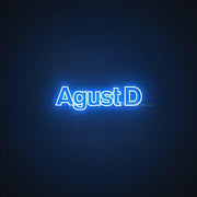 Agust D Neon Sign