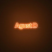 Agust D Neon Sign