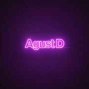 Agust D Neon Sign