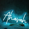 Ahavah Blue Neon Sign