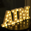 Steel Marquee Letter AIM Home Decor Warm White High-End Custom Zinc Metal Marquee Light Marquee Sign