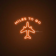 Airplane Neon Sign