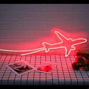 Airplane Take Off Neon Sign