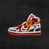 Aj1 The Ten Neon Sign