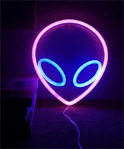 Alien Head LED Neon Sign