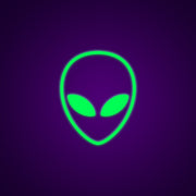 Alien Neon Sign