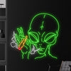 Alien Smoking Led Neon Sign Smoking Led Light Smoking Sign