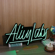 Alily Labs Green Neon Sign