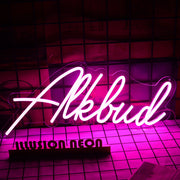 Alklud Neon Sign