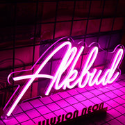 Alklud Neon Sign