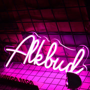 Alklud Neon Sign