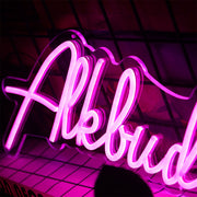 Alklud Neon Sign