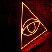 All Seeing Eye Neon Sign