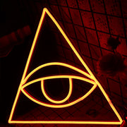 All Seeing Eye Neon Sign