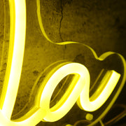 Alles Jda Yellow Neon Sign