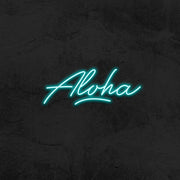 Aloha Neon Sign