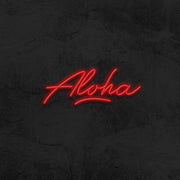 Aloha Neon Sign