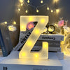 Steel Marquee Letter Alphabet Z Warm White Room Decor High-End Custom Zinc Metal Marquee Light Marquee Sign