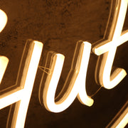 Alter Hut Yellow Neon Sign