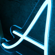 Alterations Blue Neon Sign