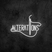 Alterations Neon Sign