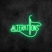 Alterations Neon Sign