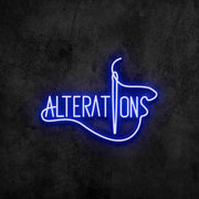 Alterations Neon Sign