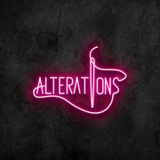 Alterations Neon Sign